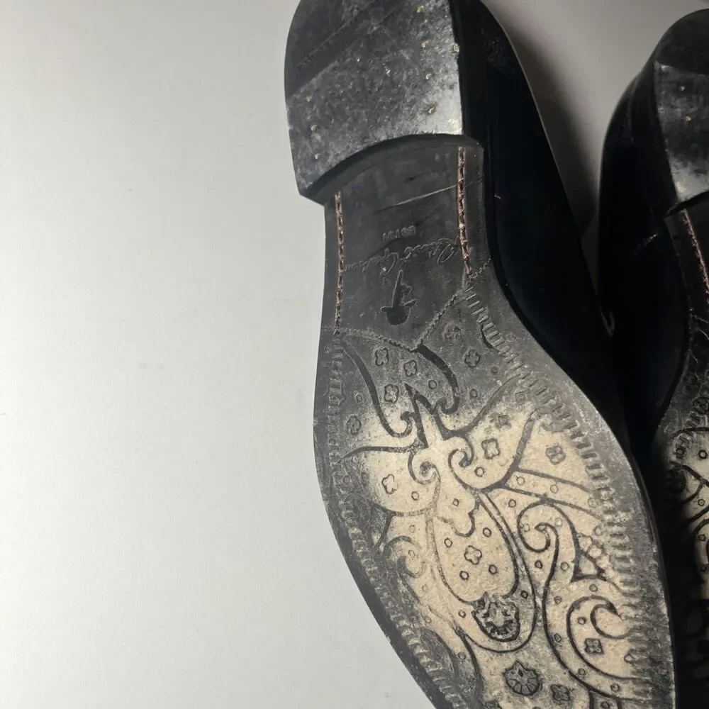 Robert Graham Leather Prince Loafers Black Men's